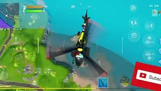 FORTNITE MOBILE ЧЕЛЛЕНДЖ ТОП 1 НА ВЕРТОЛЁТЕ 🚁