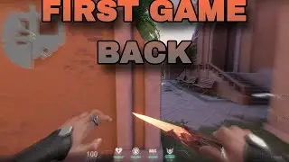BACK TO VALORANT CONSOLE | FIRST GAME BACK | VALORANT GAMEPLAY (NO COMMENTARY)