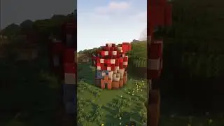 Mushroom House In Minecraft 🍄 | #shorts