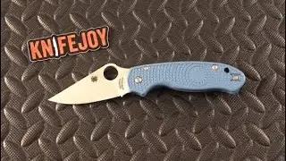 Spyderco Para 3 Lightweight 20CV Knifejoy Exclusive Unboxing