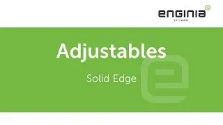 Webinar Solid Edge Adjustables