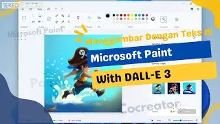 Menggambar Animasi dengan Teks di Microsoft Paint