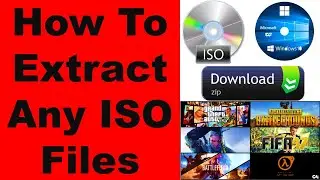 How to extract any iso files | Games | Videos | Softwares