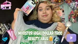 Monster High/Dollar tree beauty haul 🤗💖 #monsterhigh #dollartree