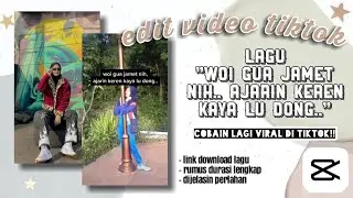 Tiktok woi gua jamet nih ajarin keren kaya lu dong 🐝✨ || Tutorial edit video tiktok glow up terbaru