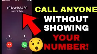 How To Call Anyone Without Showing Your Number | Call With Unknown Number | Hide Caller ID