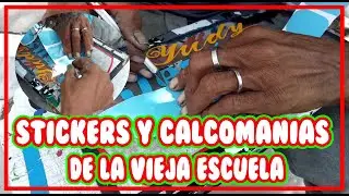 😱Stickers y Calcomanías 🤩 de la vieja escuela💪