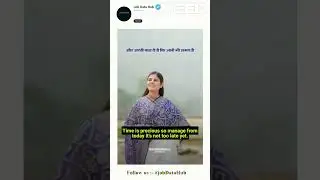 Time is precious so manage from today it's not too late yet.  #funnyvideo #funny