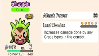 Pokemon Shuffle Mobile - Winking Chespin Showcase | Is it any good or useful???