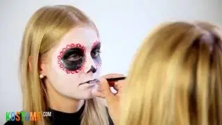 Sugar Skull schminken - Día de los Muertos