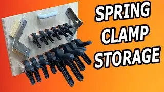 spring clamp storage idea #springshopstorage