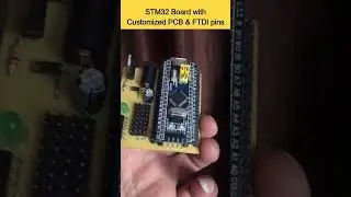 STM32 board with FTDI connector 