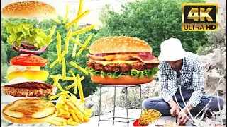 Cooking Burger king in the mountains | Готовим Бургер кинга в горах