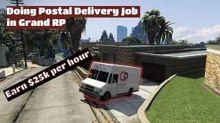 Doing Postal Delivery Job in Grand RP
