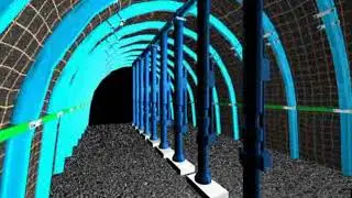 underground mining visualization