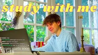 LIVE | 12-HOUR study with me 📚🌧 rain sounds & pomodoro timer 60 & 10
