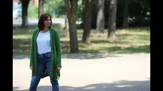 Cardigan on any knitting machine/oversized cardigan/part 1