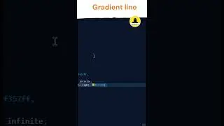 Make Gradient Line || HTML & CSS 🔥