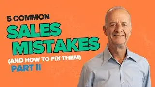 5 Common Sale Mistake (And How To Fix Them) Part II | Jim Shorkey
