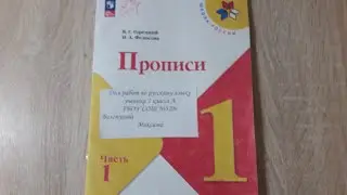 ПРОПИСИ 1 класс 1 часть. Издательство ПРОСВЕЩЕНИЕ програма Школа России.