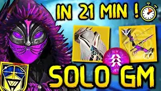 in 21 MIN ! Prismatic Hunter Solo GM Hypernet Current [Destiny 2 Episode Heresy]