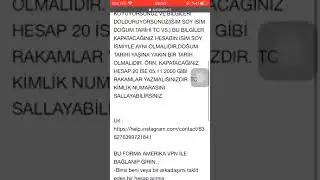 İnstagram Hesap Kapatma Güncel (2021)