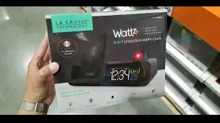 Costco! La Crosse Wattz 3 in 1 Projection Alarm Clock! $23 !!! (after $6 Instant Savings!)