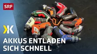 Cordless screwdrivers tested: The big weakness is the battery | 2017 | Kassensturz | SRF