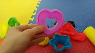 Цвета и формы  с Play-Doh на английском. Развивающее видео.