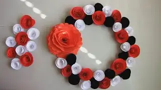 wall hanging craft ideas | amazing wall hanging | diy wall decor  Paper Craft Ideas #shorts