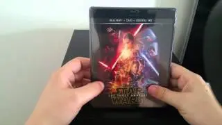 Star Wars The force awakens Bluray Unboxing