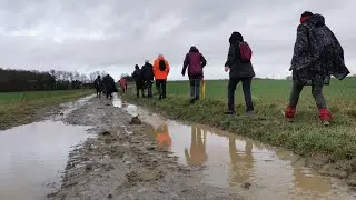 La pire marche de l'année 2023 St Martin en Glandière 24 03 23
