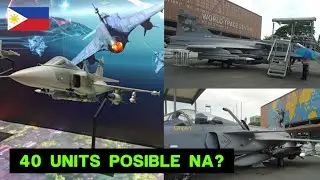 MALUPET TO! 40 Units ng JAS 39 Gripen posible na? Mock Up ng eroplano pinakita sa ADAS 2024!