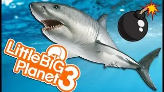 SHARK BOMB SURVIVAL! | Little Big Planet 3 Multiplayer (170)