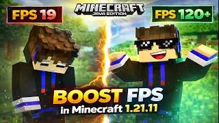 Stop Minecraft Lag Now | Java 1.21.11 120+ FPS Settings Guide
