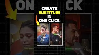 1 Click Subtitle Generator for Videos 🚀 | Best Free Auto Caption App