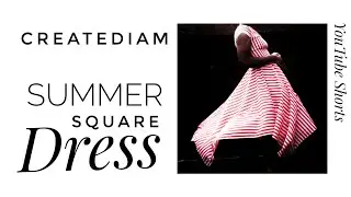 #Shorts​ | Square Summer Dress | DIY | Tutorial | Sewing