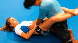 Hot Girl Headscissor Showdown | mixed wrestling | Girl vs Boy Grappling | fightingkids