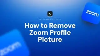 How to Remove Zoom Profile Picture | Step-by-Step Guide for Web and App