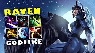 Dota 2 RAVEN [Luna] GODLIKE Carry 1,000 GPM 7.34d