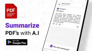 Offline PDF AI Summariser for PDF Files