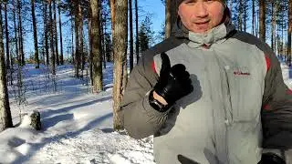 Ушёл на лыжах в Тайгу. Трудовые будни в избе.