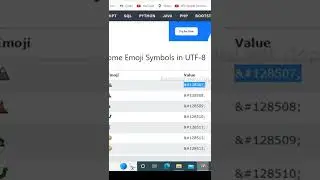 html emoji code & html symbols code