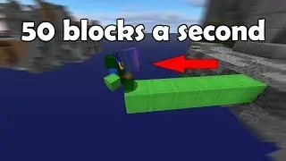 AUTO BRIDGING IN BEDWARS (FASTEST BEDWARS BRIDGING METHOD EVER)