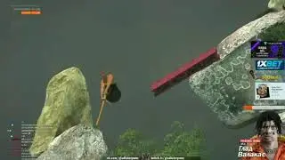 ВАЛАКАС БОМБИТ В GETTING OVER IT