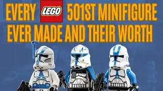 Every Lego 501st clone minifigure ever made and their worth