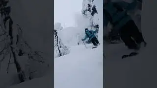 Have you Ever Skied Pow this Deep?  #skiing #powder