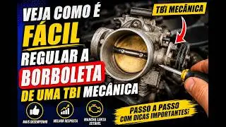 HOW TO ADJUST THE THROTTLE OF A MECHANICAL TBI, VECTRA, ASTRA, CORSA AND MANY OTHER CARS
