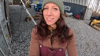 Shipping Container Quonset Building - Winter Project 1