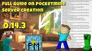 MCPE 0.14.3 PocketMine Server Full Setup – 5 Lobbies + Plugins + MultiWorld | Pocket Plugz